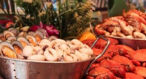 长沙雨花区西雅温德姆酒店海鲜自助餐厅